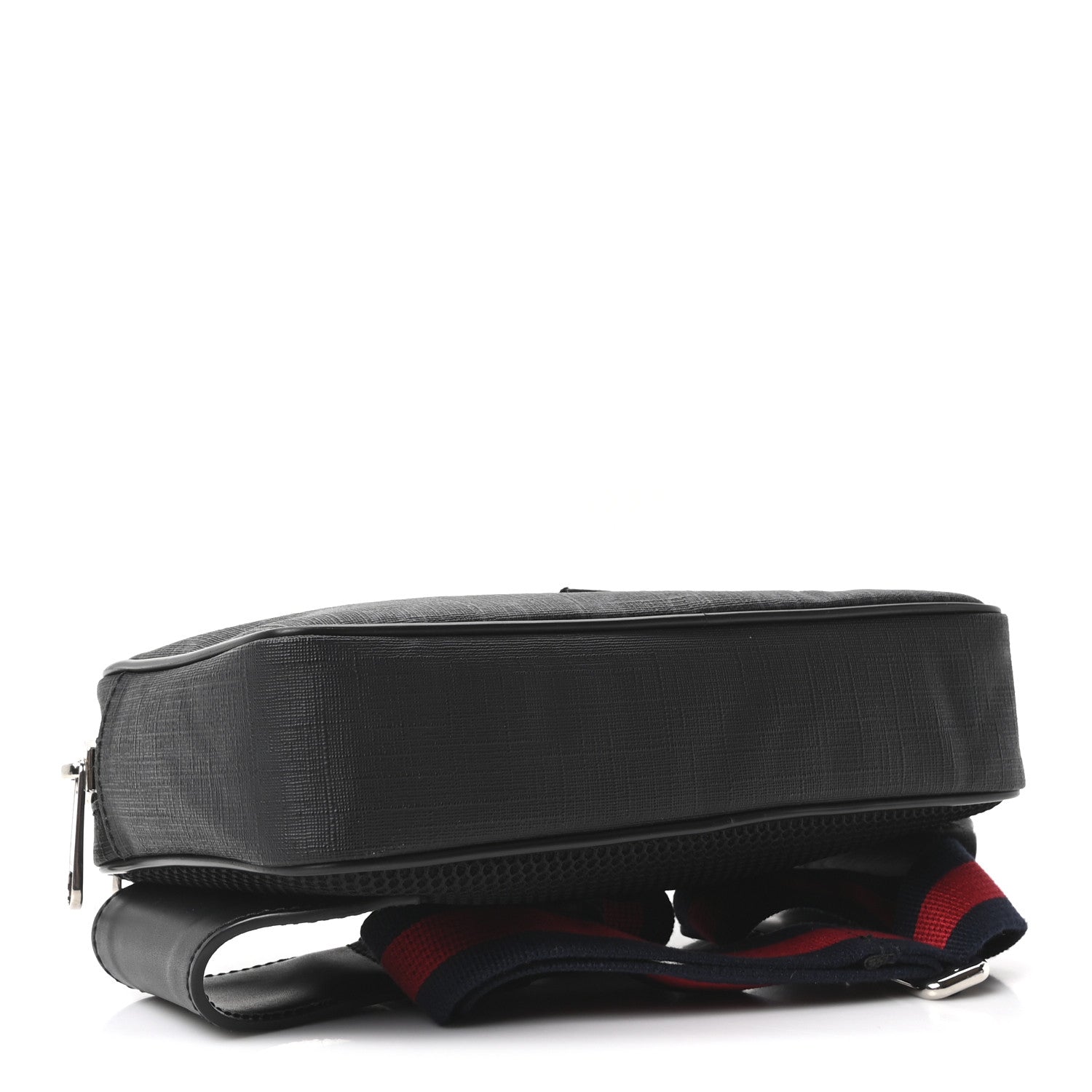 Gucci Soft GG Supreme Monogram Web Belt Bag Black Grey 3 of 9