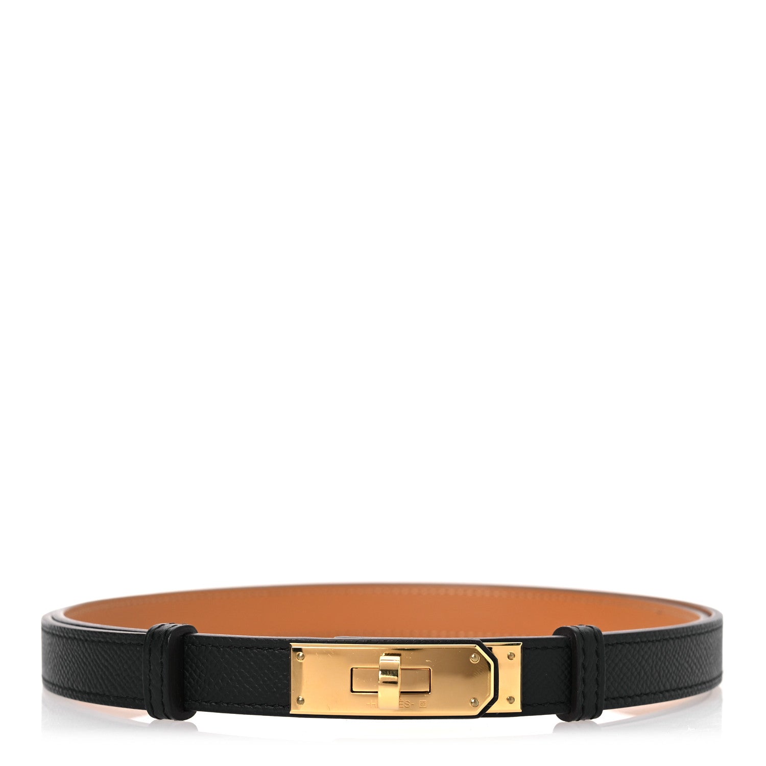 Hermes Epsom Kelly Belt Black 1 of 6