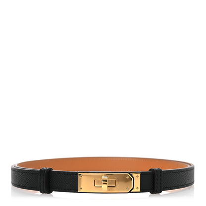 Hermes Epsom Kelly Belt Black 1 of 6