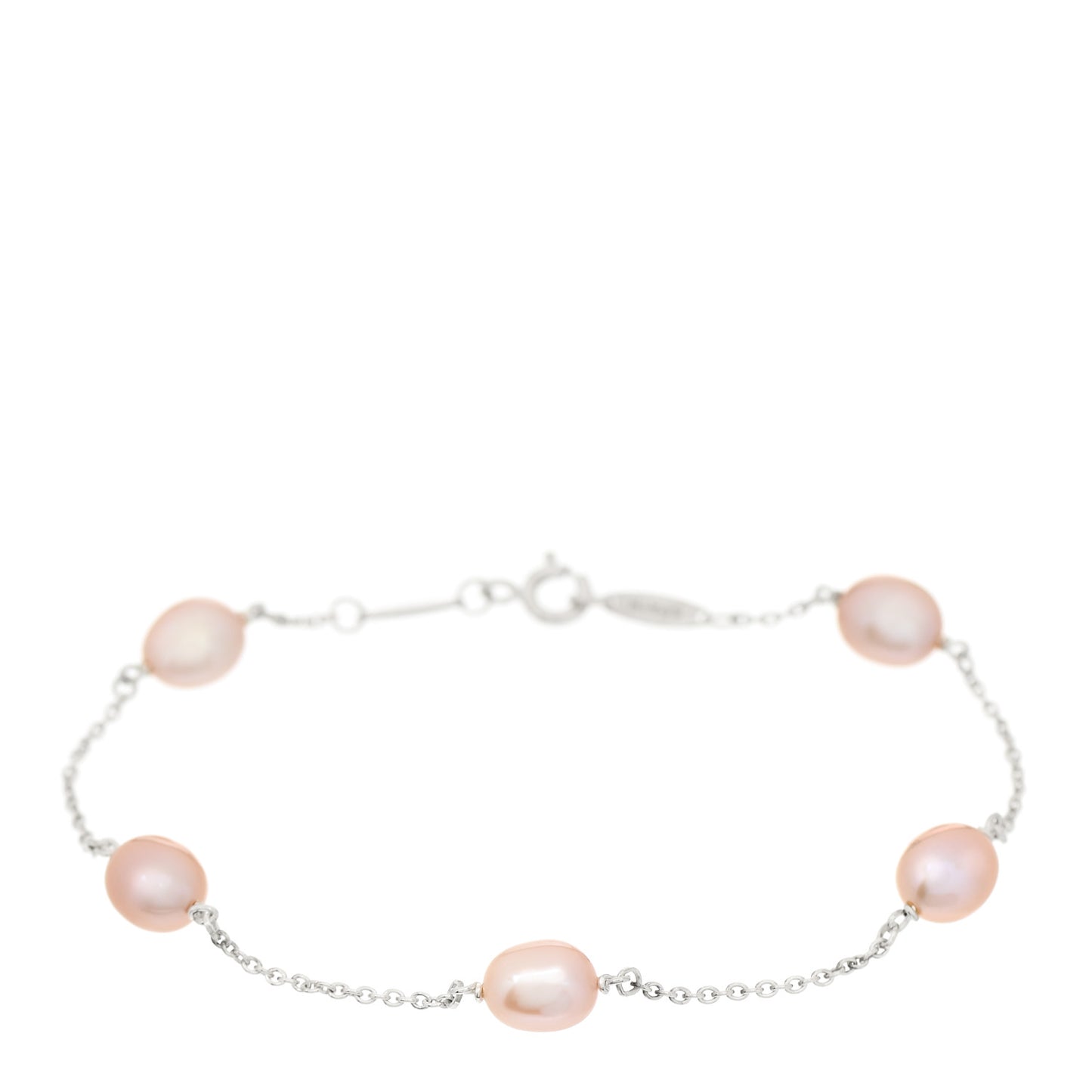 Sterling Silver Pink Pearl Elsa Peretti Pearls by the Yard Bracelet