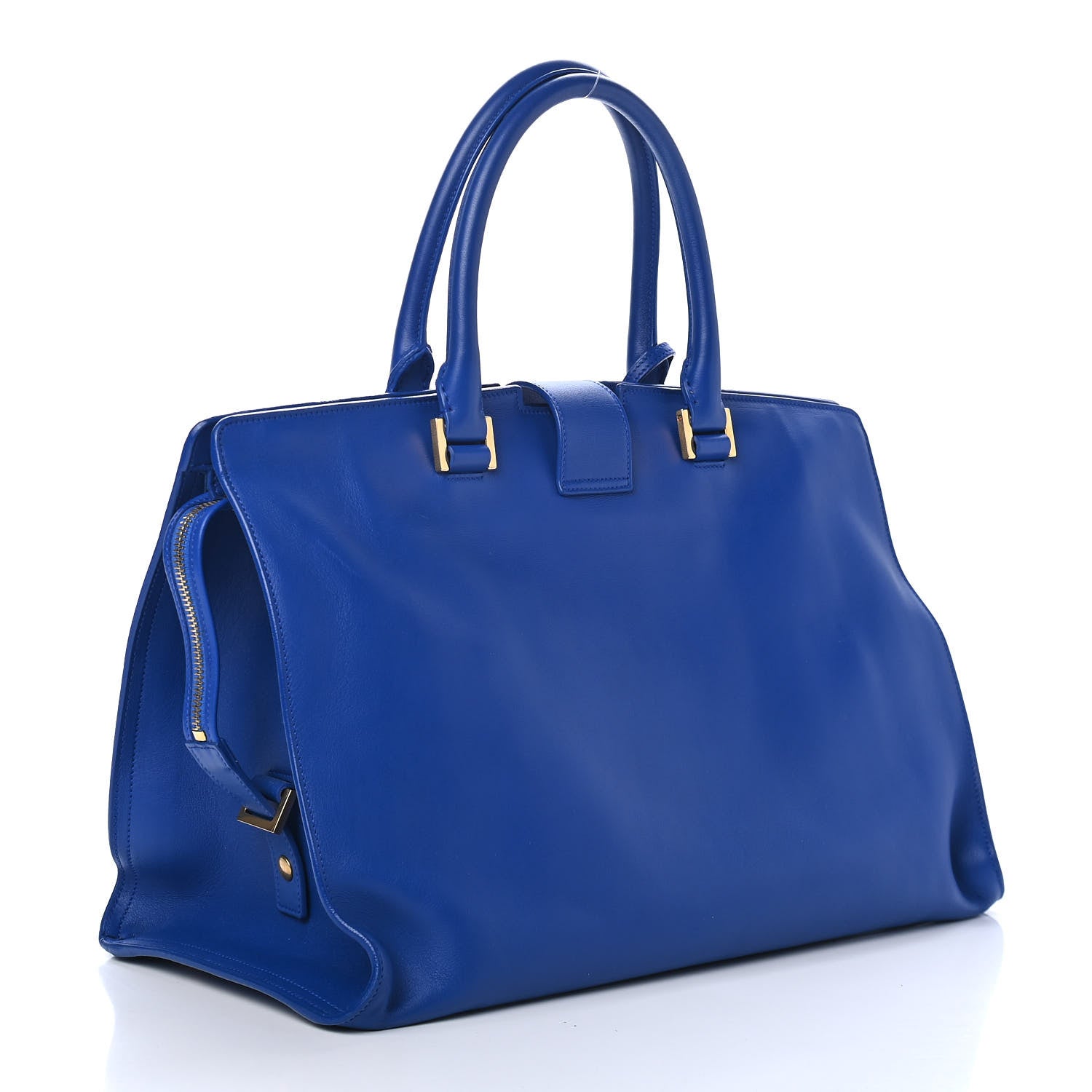 Saint Laurent Calfskin Medium Classic Y Cabas Royal Blue 2 of 4