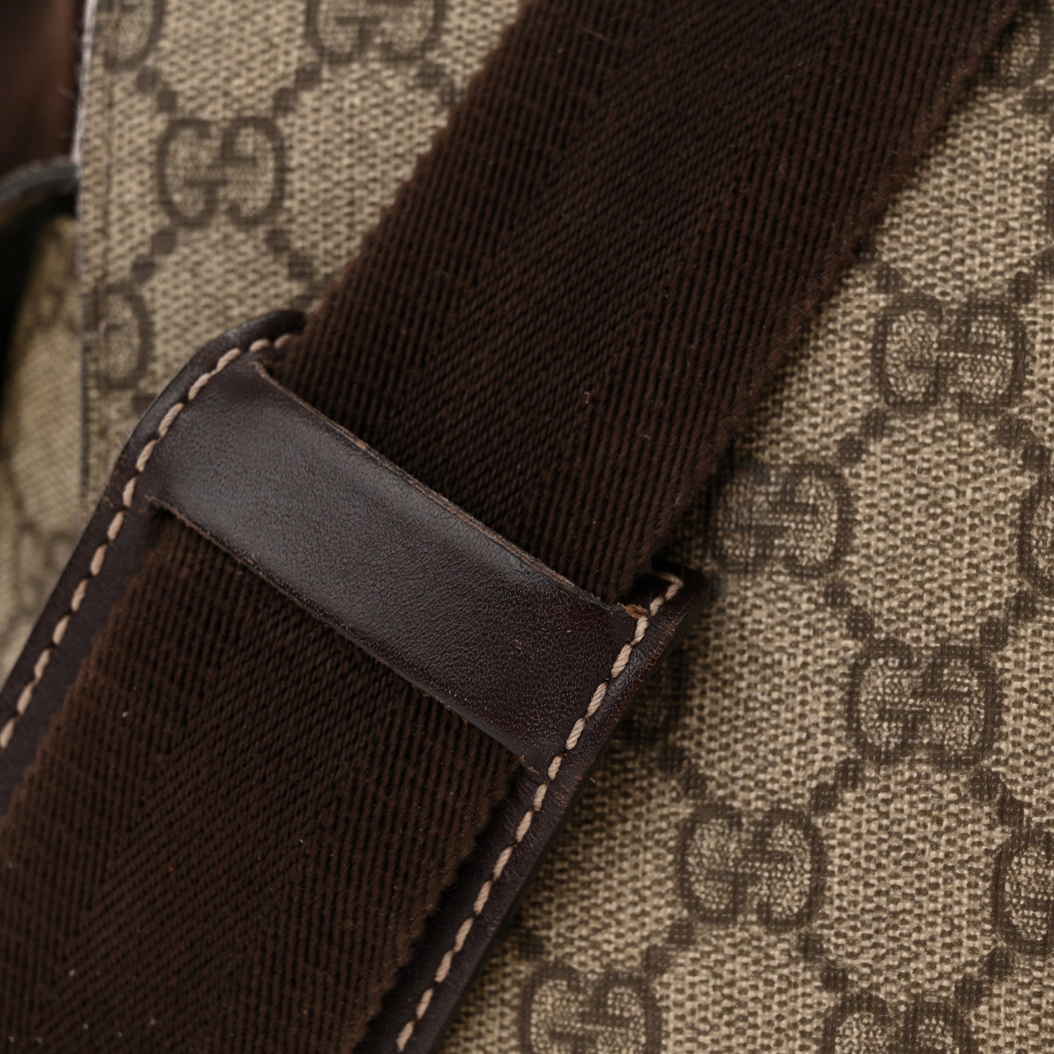 Gucci GG Plus Monogram Messenger Diaper Bag Dark Brown 19 of 26