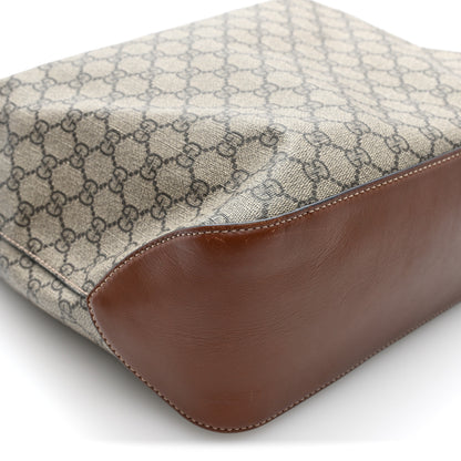 Gucci GG Supreme Monogram Large Linea A Hobo Light Brown 9 of 10