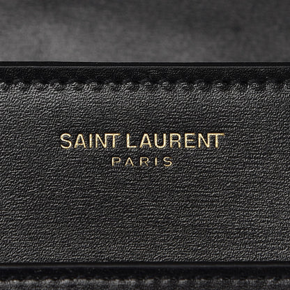 Saint Laurent Smooth Calfskin Large High School Satchel Black 7 of 11