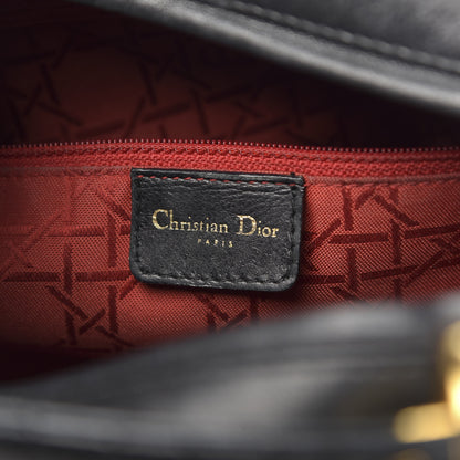 Christian Dior Lambskin Cannage Large Lady Dior Black 6 of 13