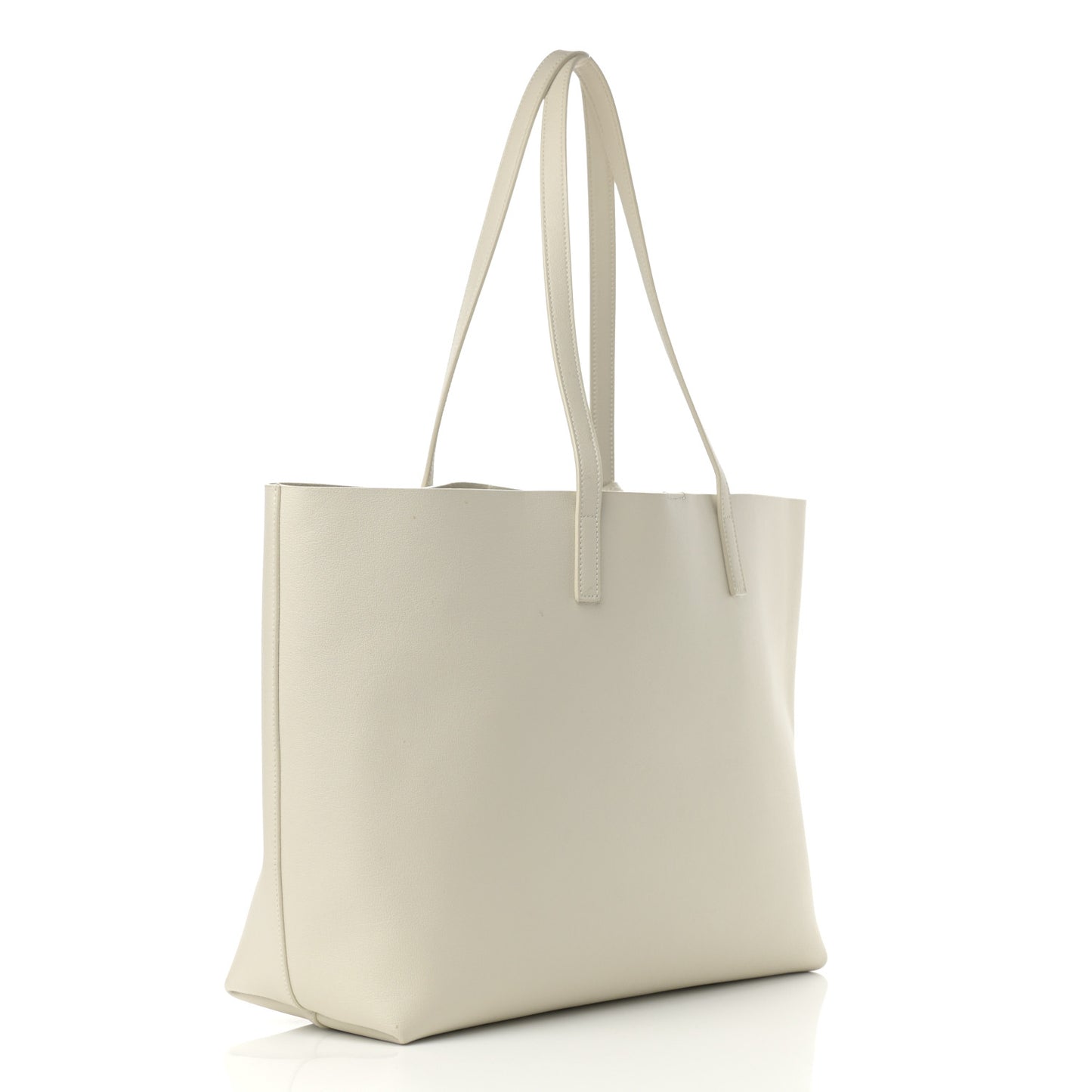 Calfskin Large Shopping Tote Porcellana