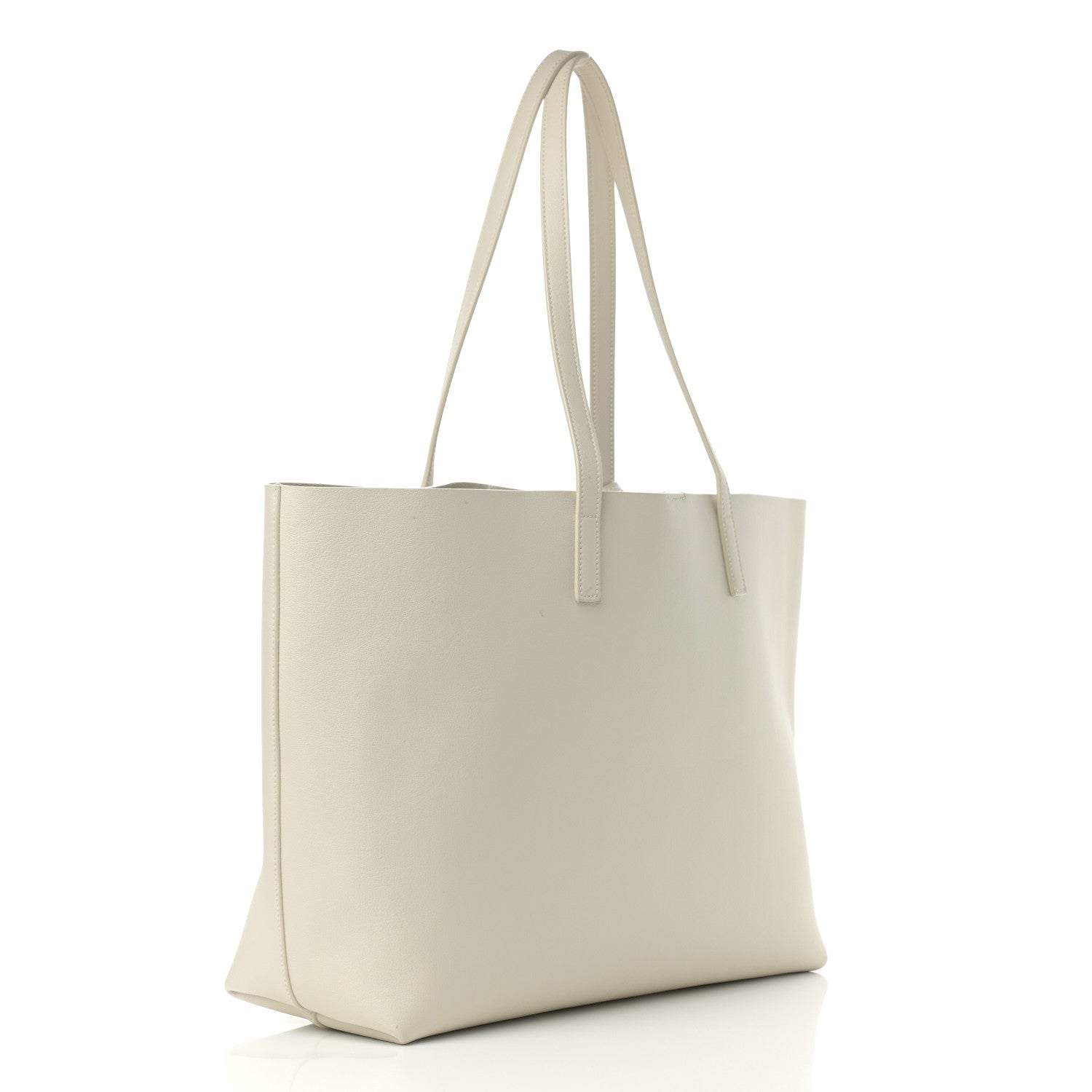Saint Laurent Calfskin Large Shopping Tote Porcellana 4 of 13