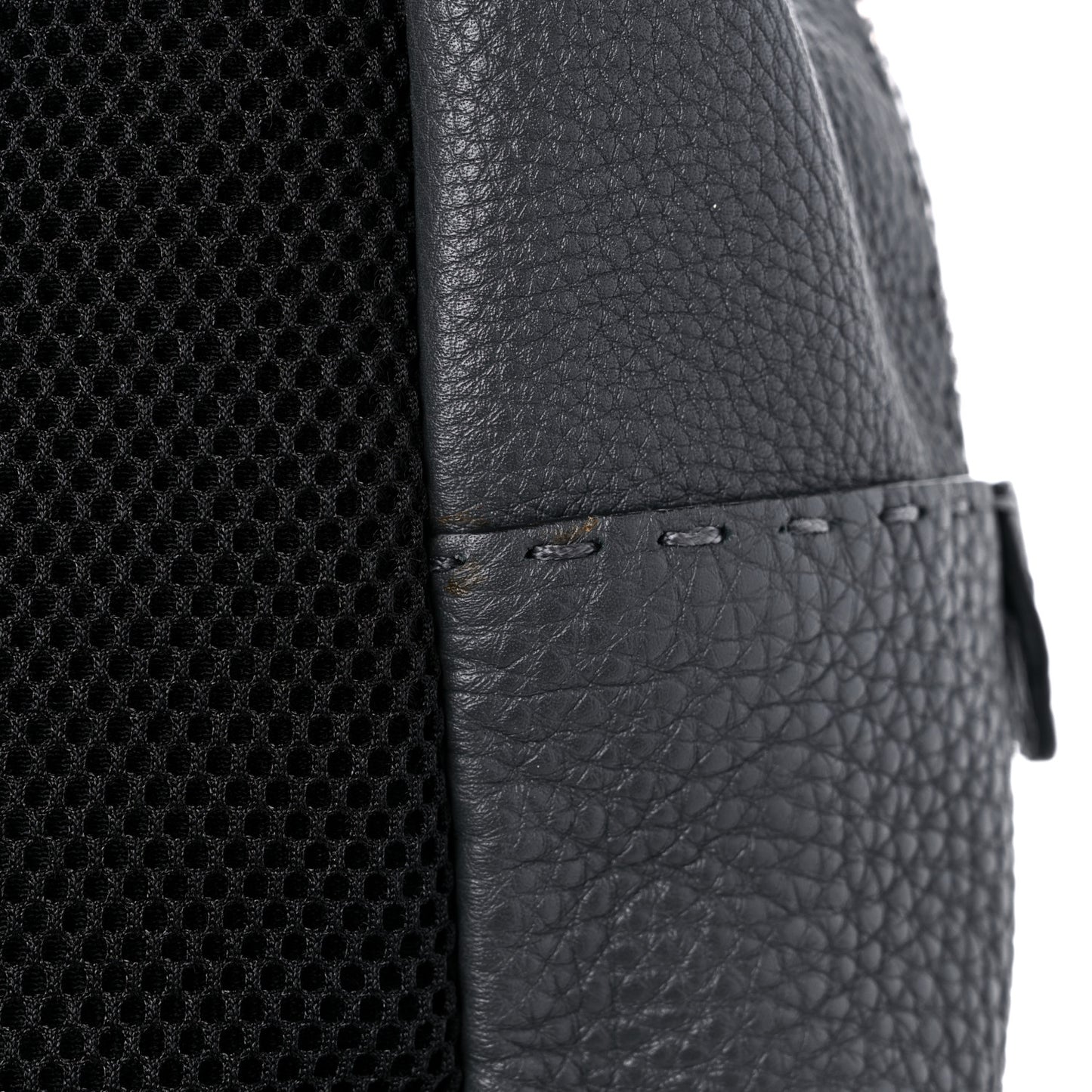 Calfskin Romano Selleria Faces No Words Emoticon Backpack Aslfalto