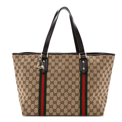 Gucci Monogram Large Jolicoeur Tote Brown 1 of 12