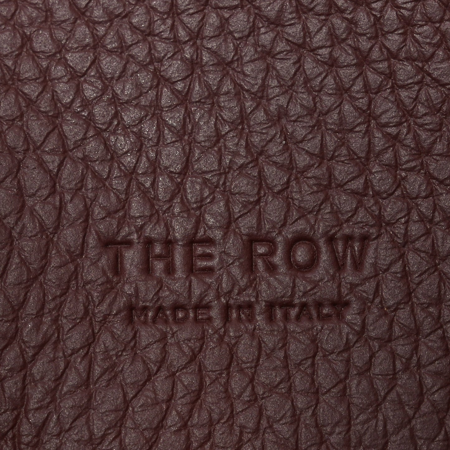 Grained Calfskin Soft Margaux 10 Bag Dark Mocha