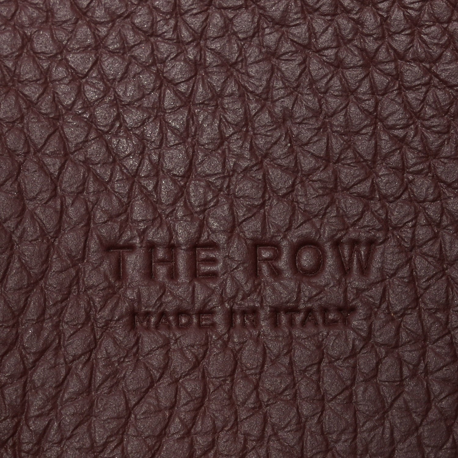 The Row Grained Calfskin Soft Margaux 10 Bag Dark Mocha 6 of 9
