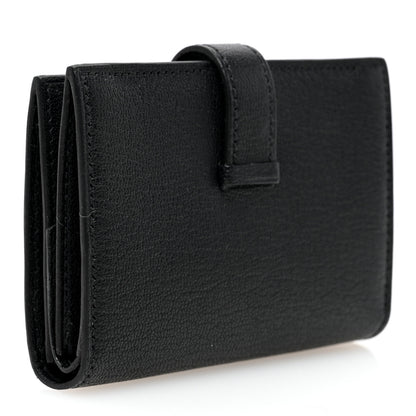 Hermes Chevre Mysore Mini Bearn Wallet Black 3 of 8