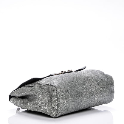 Saint Laurent Embossed Stingray Sac Le Sixieme Chain Bag 4 of 6
