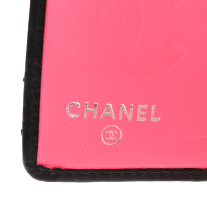 Chanel Calfskin Quilted Cambon Yen Wallet Black 6 of 12
