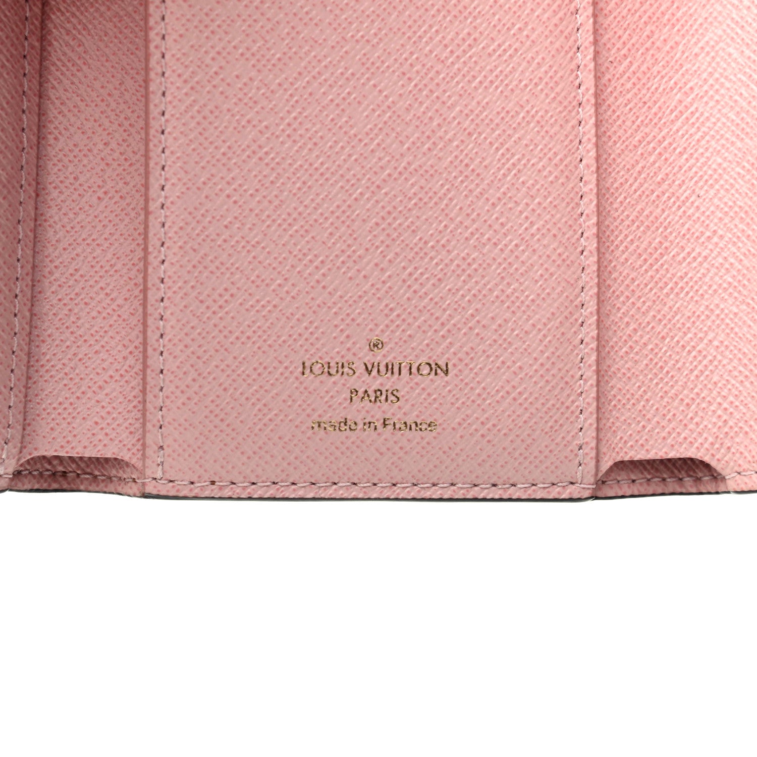 Louis Vuitton Damier Ebene Victorine Wallet Rose Ballerine 6 of 8