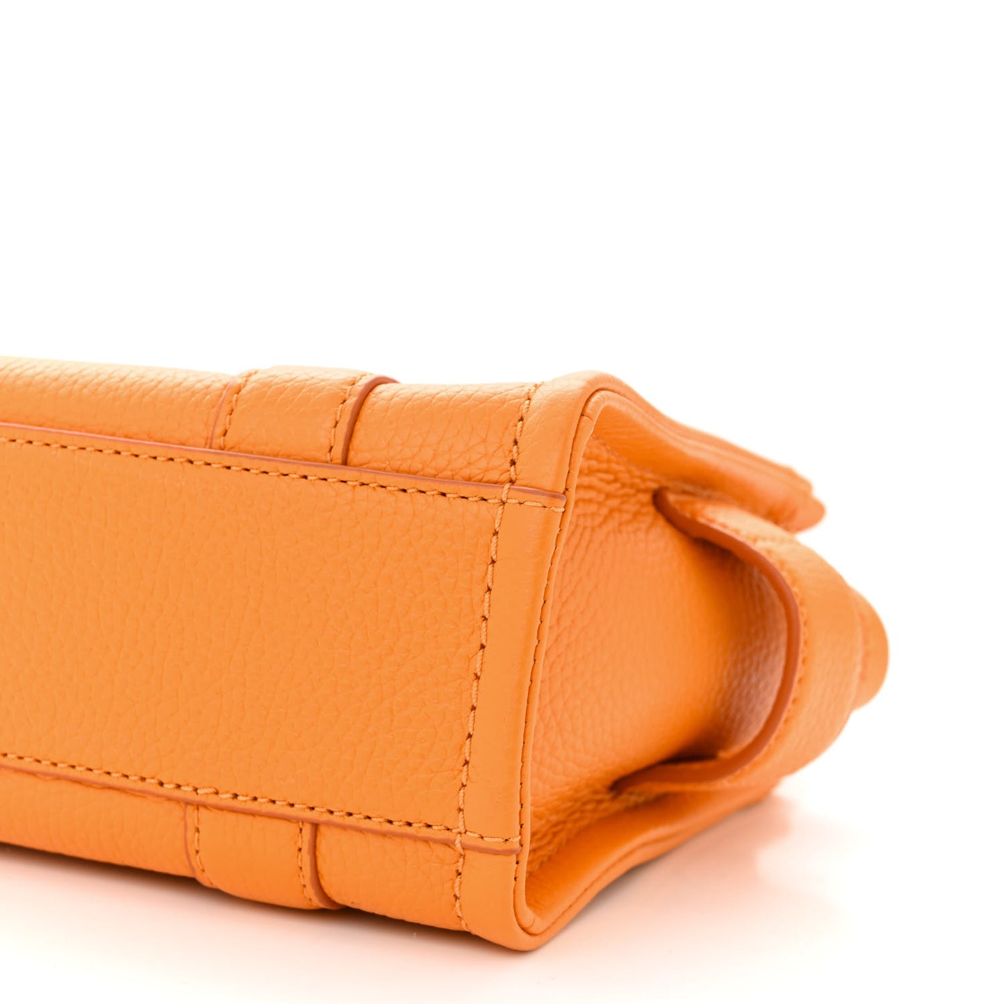 Grained Calfskin Mini The Tote Bag Artisan Gold