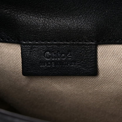 Chloe Suede Calfskin Mini Faye Backpack Black 6 of 17