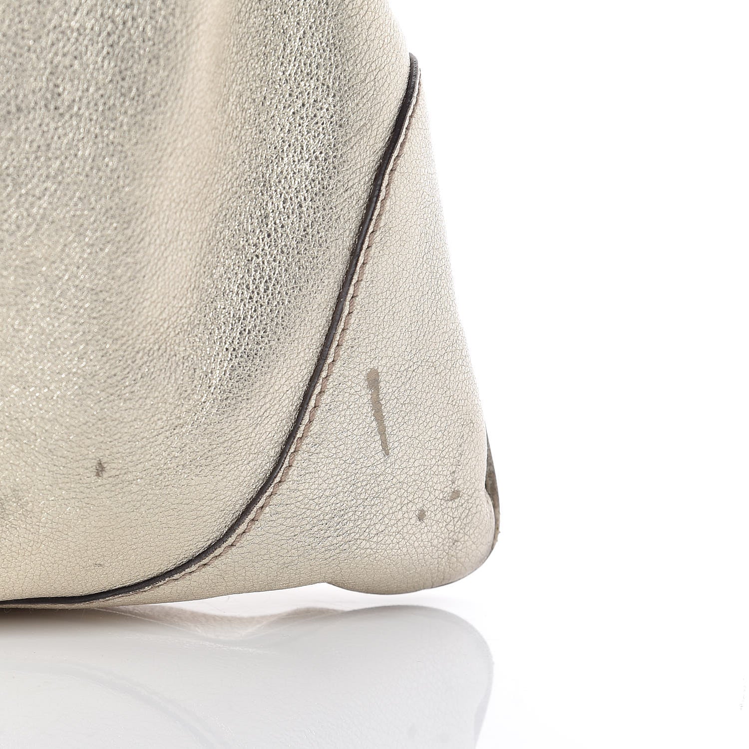 Gucci Metallic Calfskin Web Medium Jackie O Bouvier Hobo Gold 14 of 15
