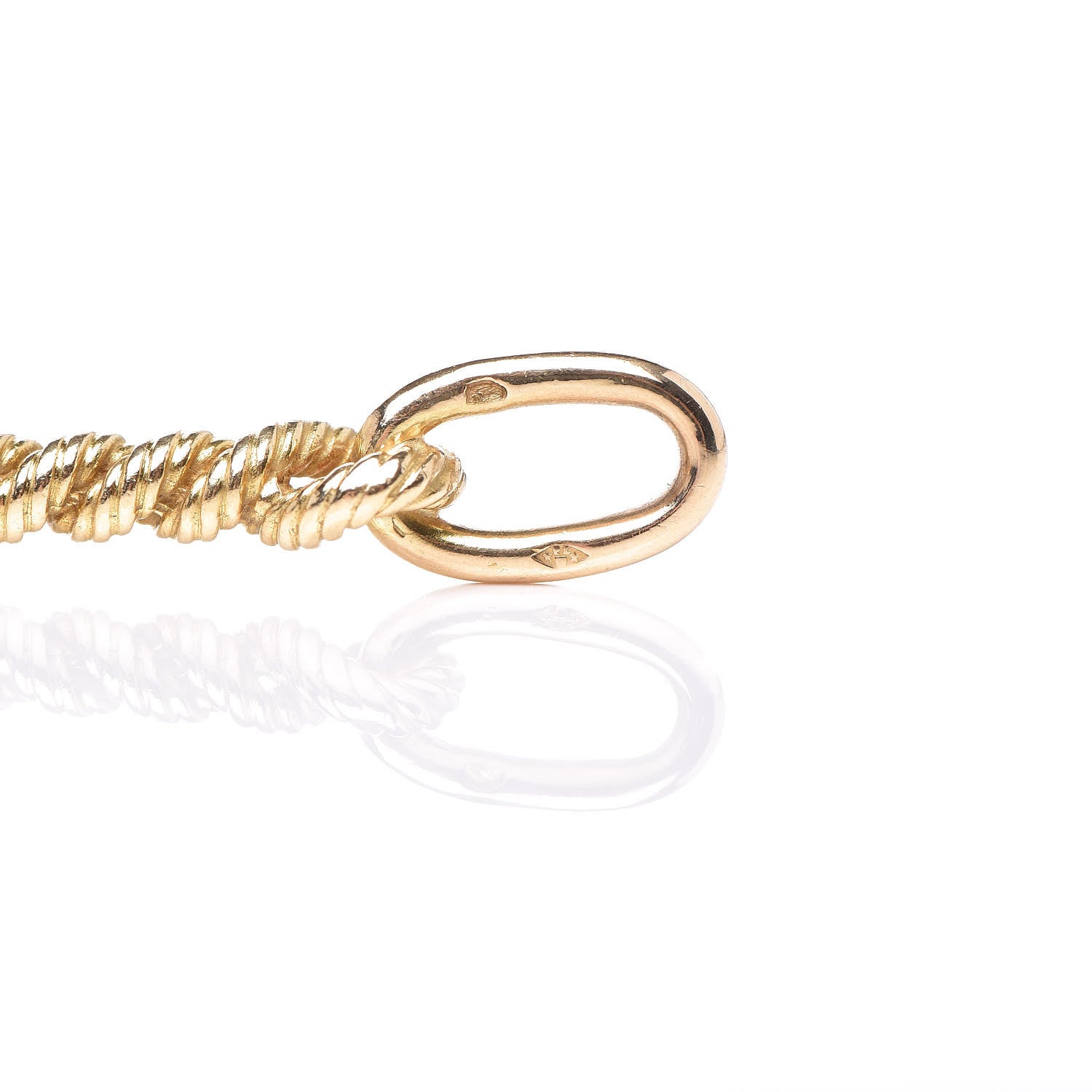 Tiffany 18K Yellow Gold Twist Rope Bracelet 5 of 7