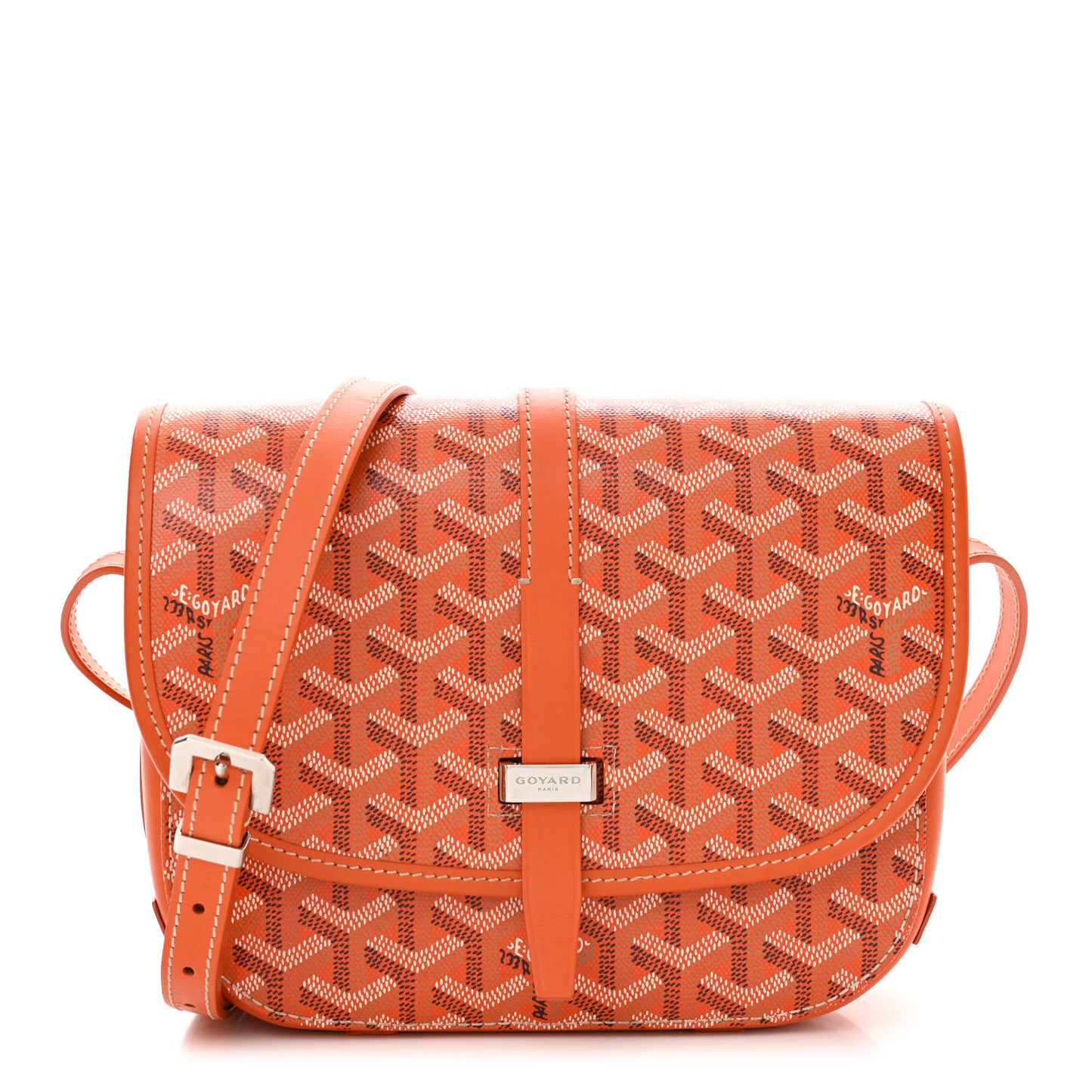 Goyardine Belvedere II PM Messenger Bag Orange