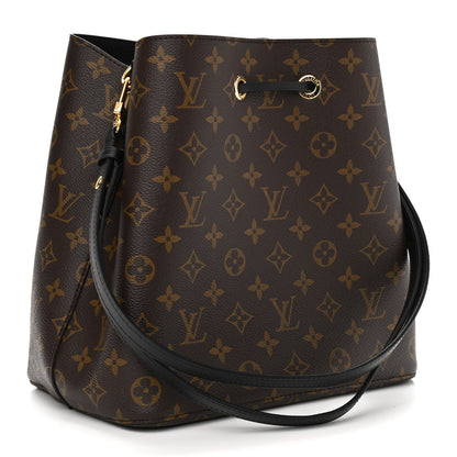 Louis Vuitton Monogram Neonoe MM Black 3 of 12