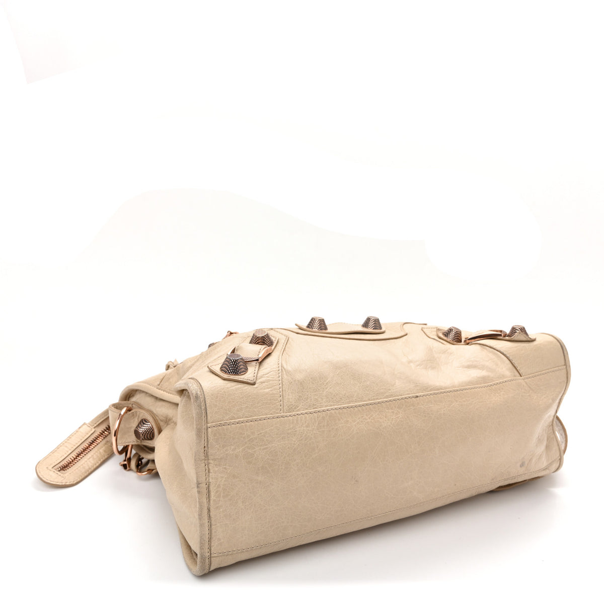 Agneau Giant 21 Rose Gold Hardware City Praline