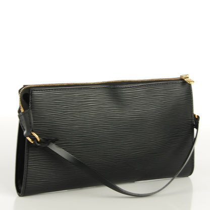 Louis Vuitton Epi Pochette Accessories 24 Black 3 of 7