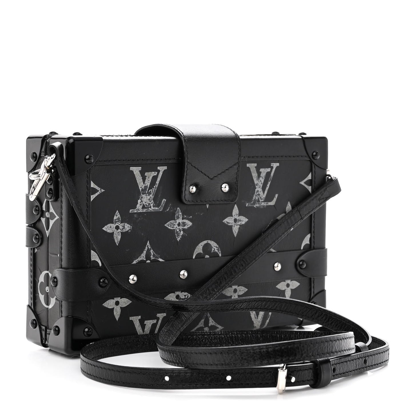 Reflective Petite Malle Black