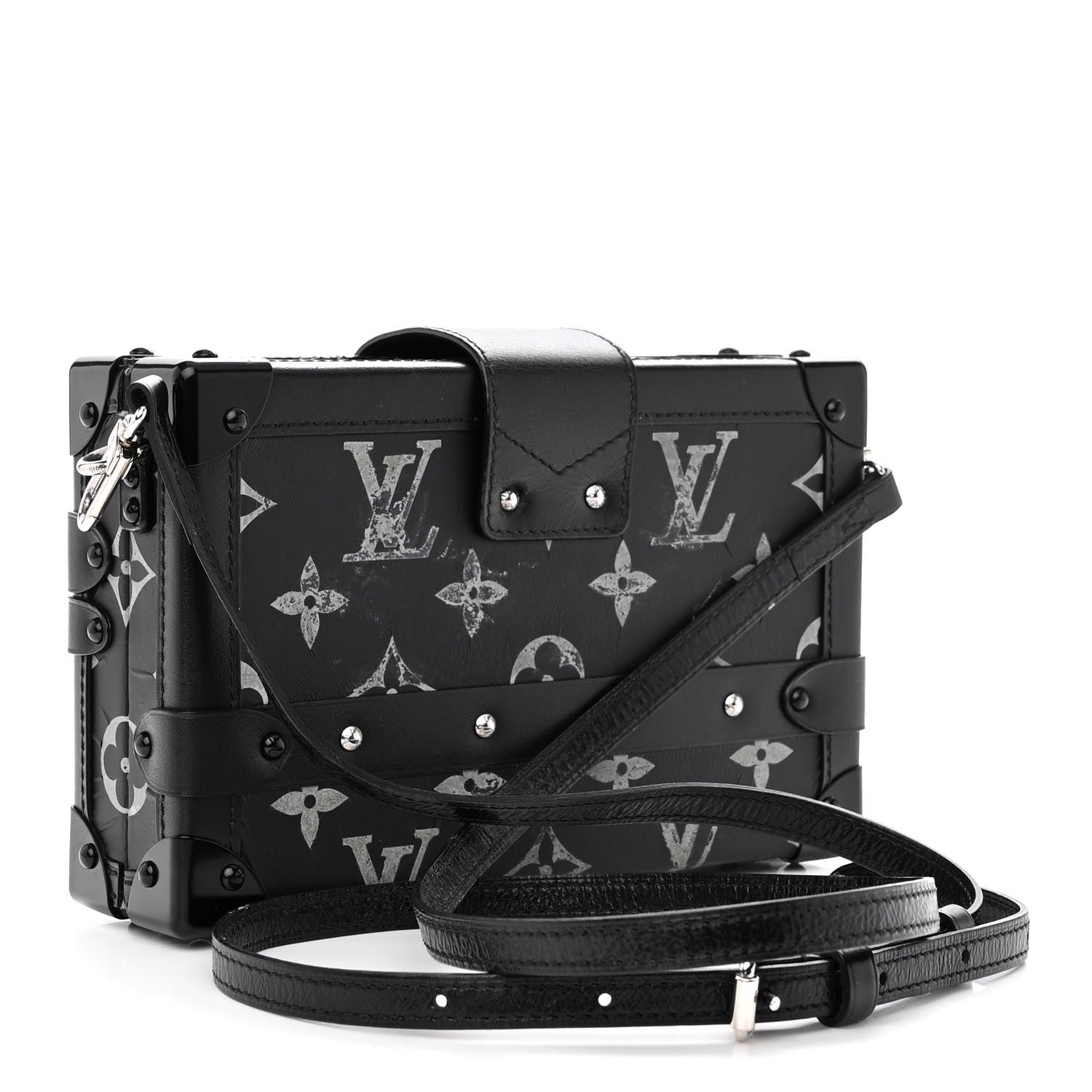 Louis Vuitton Reflective Petite Malle Black 2 of 16