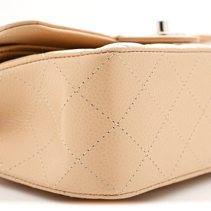 Chanel Caviar Quilted Small Double Flap Beige 9 of 11