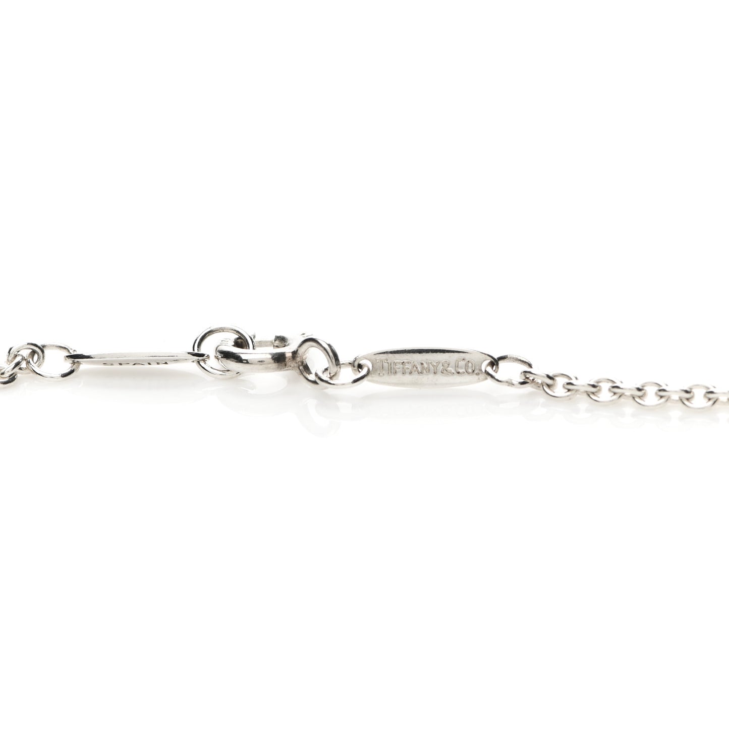 Sterling Silver Pearl 8-8.5mm Elsa Peretti Open Heart Lariat Necklace