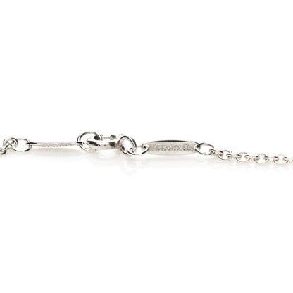 Tiffany Sterling Silver Pearl 8-8.5mm Elsa Peretti Open Heart Lariat Necklace 6 of 7
