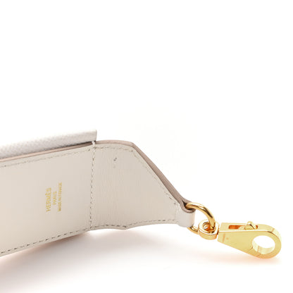 Hermes Swift Epsom Pocket Kelly Shoulder Strap Craie Mushroom 3 of 6