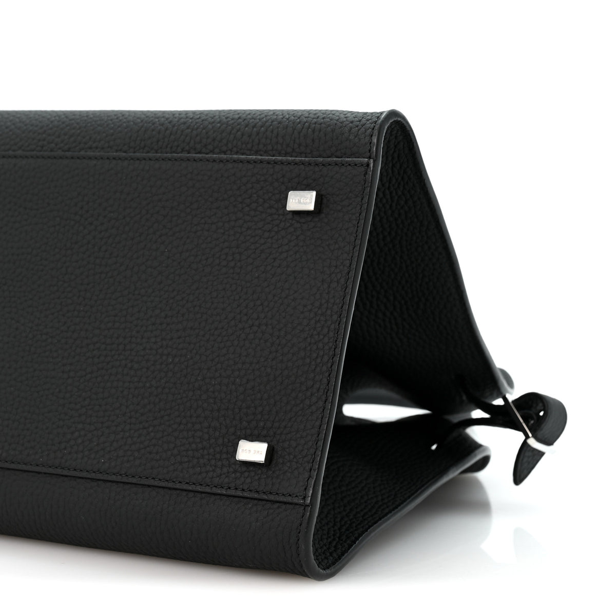 The Row Matte Grained Calfskin Soft Margaux 12 Black 9 of 9
