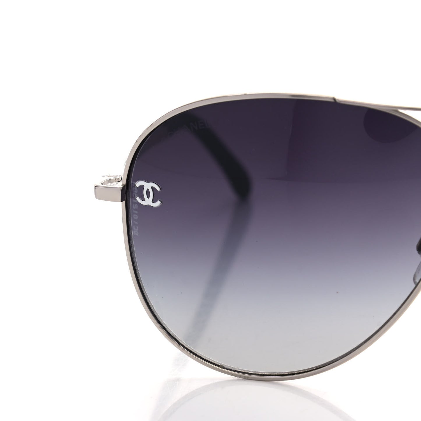 Metal Aviator CC Sunglasses 4189-T-Q Silver