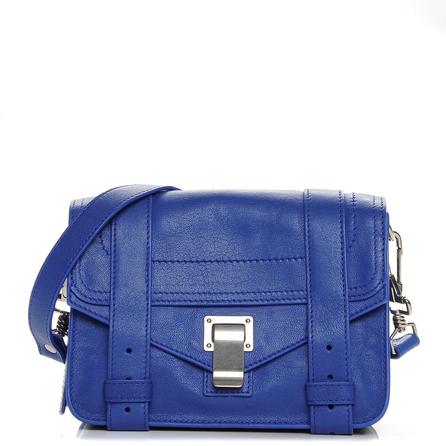 Lambskin PS1 Mini Pouch Messenger Memphis Blue