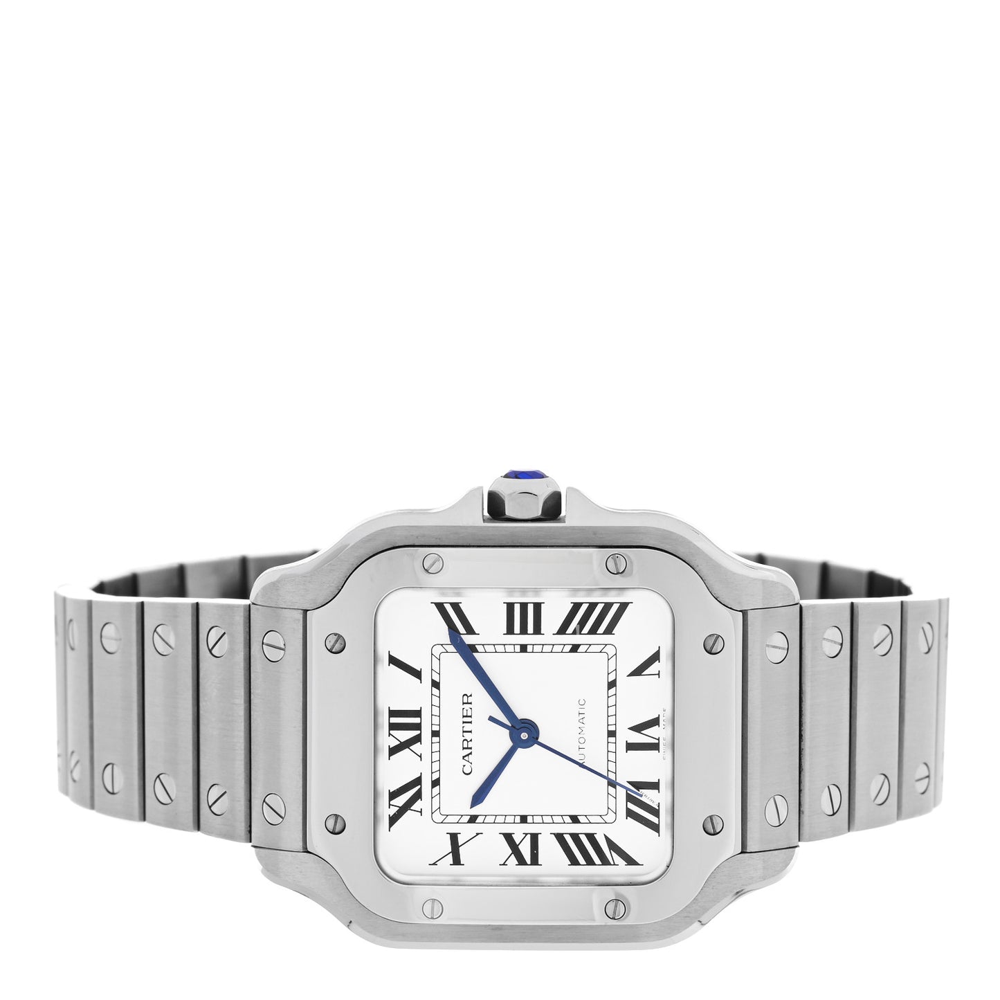Stainless Steel 35mm Santos de Cartier Automatic Watch