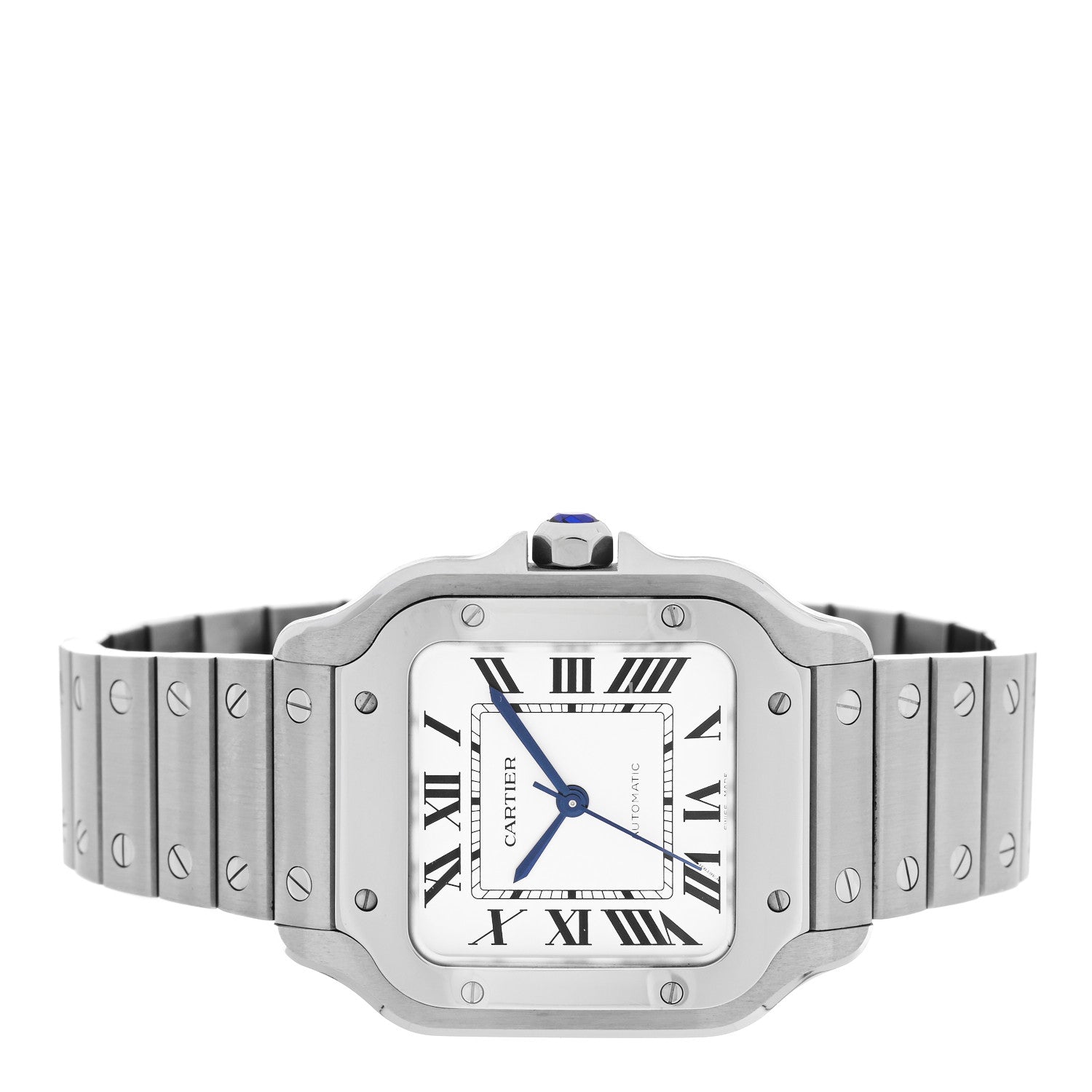 Cartier Stainless Steel 35mm Santos de Cartier Automatic Watch 2 of 6