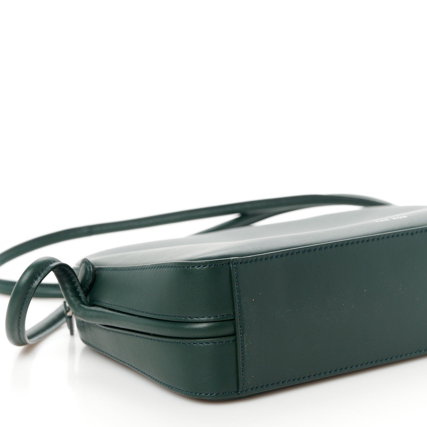 Calfskin Single Mignon Shoulder Bag Bottle Green