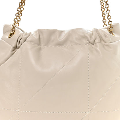 Saint Laurent Lambskin Matelasse Monogram Medium Jamie 4.3 Pochon Crema Soft 9 of 11