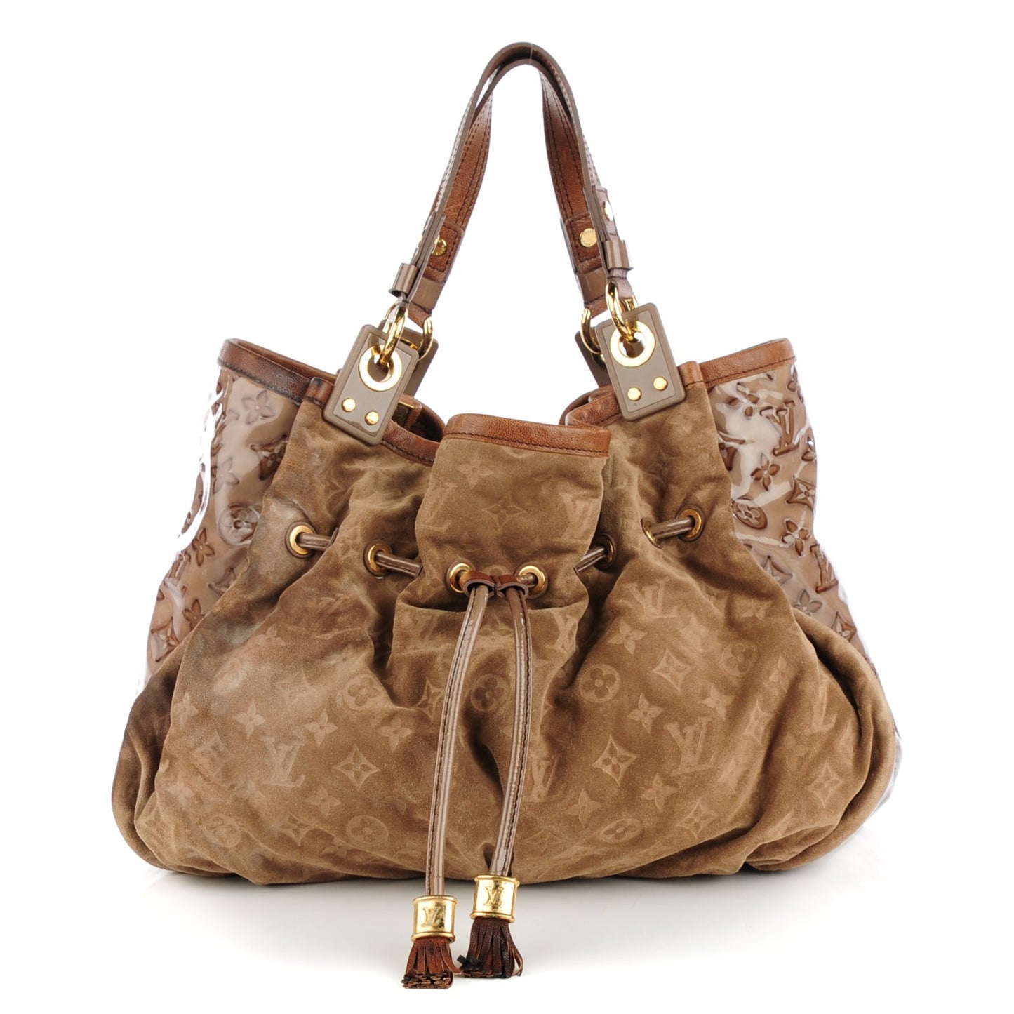 Suede Patent Monogram Irene Brown