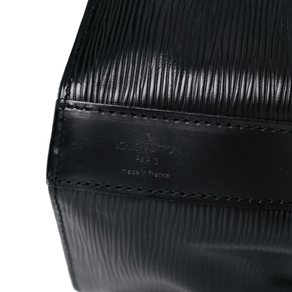 Louis Vuitton Epi Sac a Dos Drawstring Bag Black 7 of 17