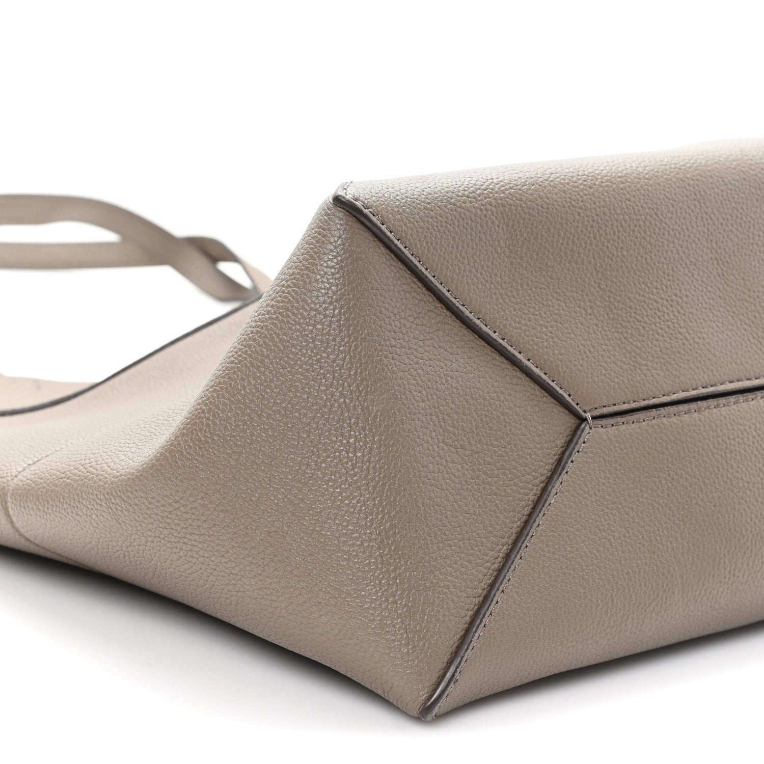Loewe Shiny Calfskin Medium Puzzle Fold Tote Sand 8 of 9