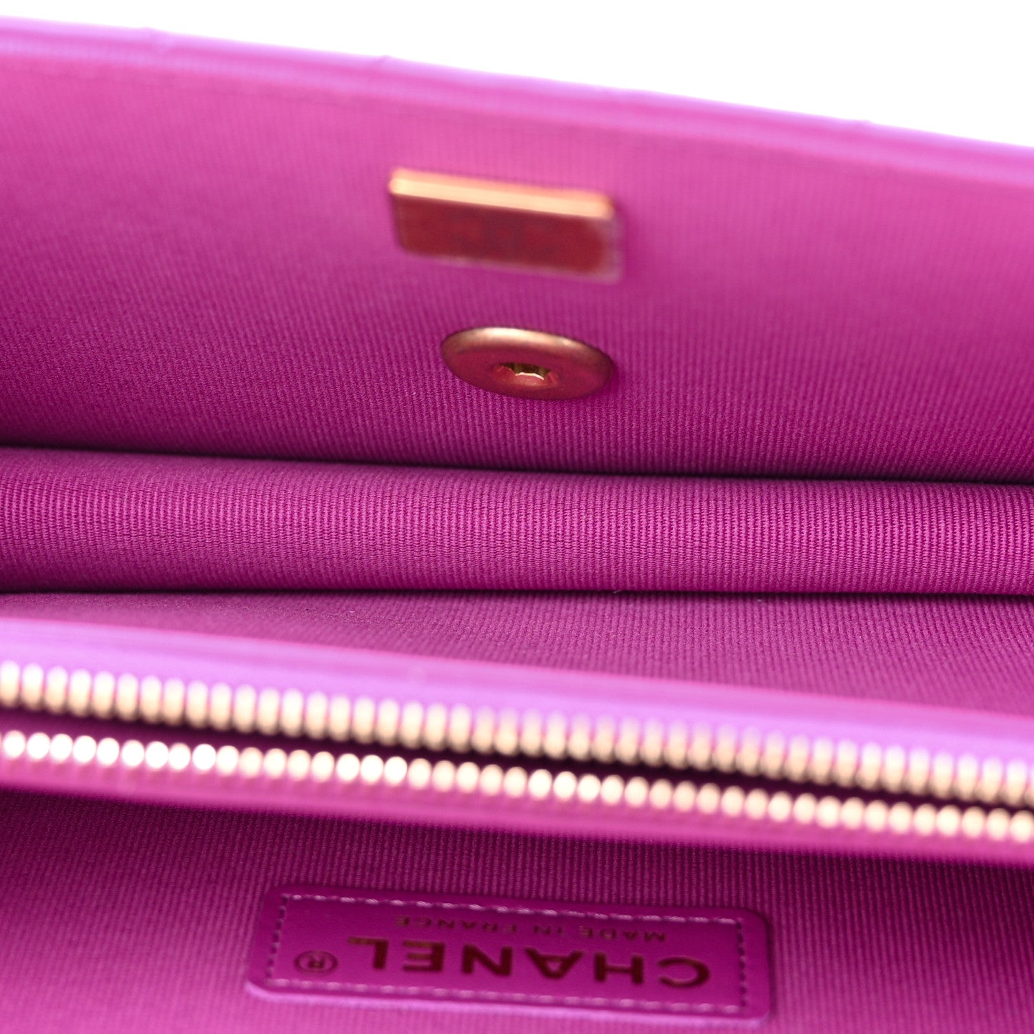 Chanel Calfskin Quilted Mini Dual Handle Chain Flap Bag Purple 5 of 14