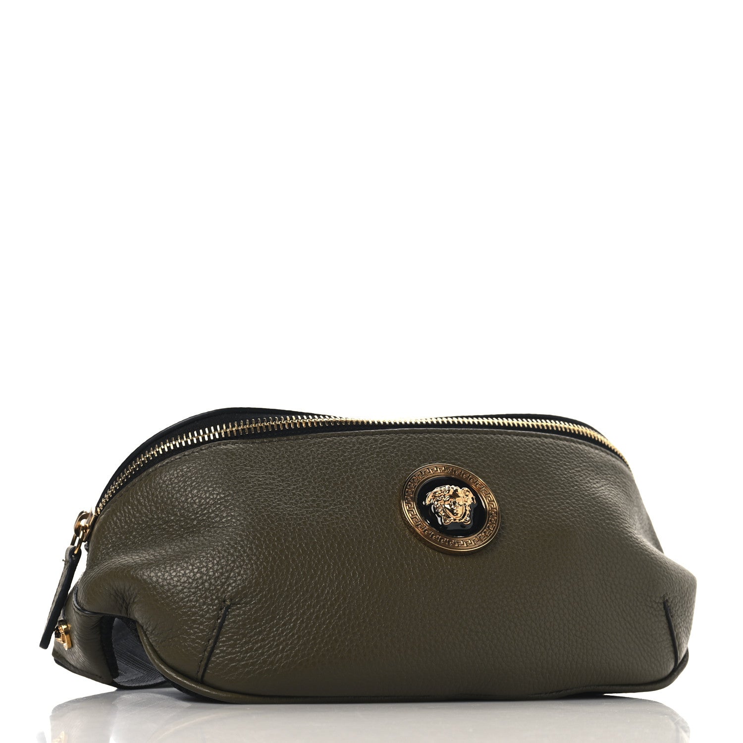 Versace Grainy Calfskin Medea Belt Bag Khaki 4 of 9