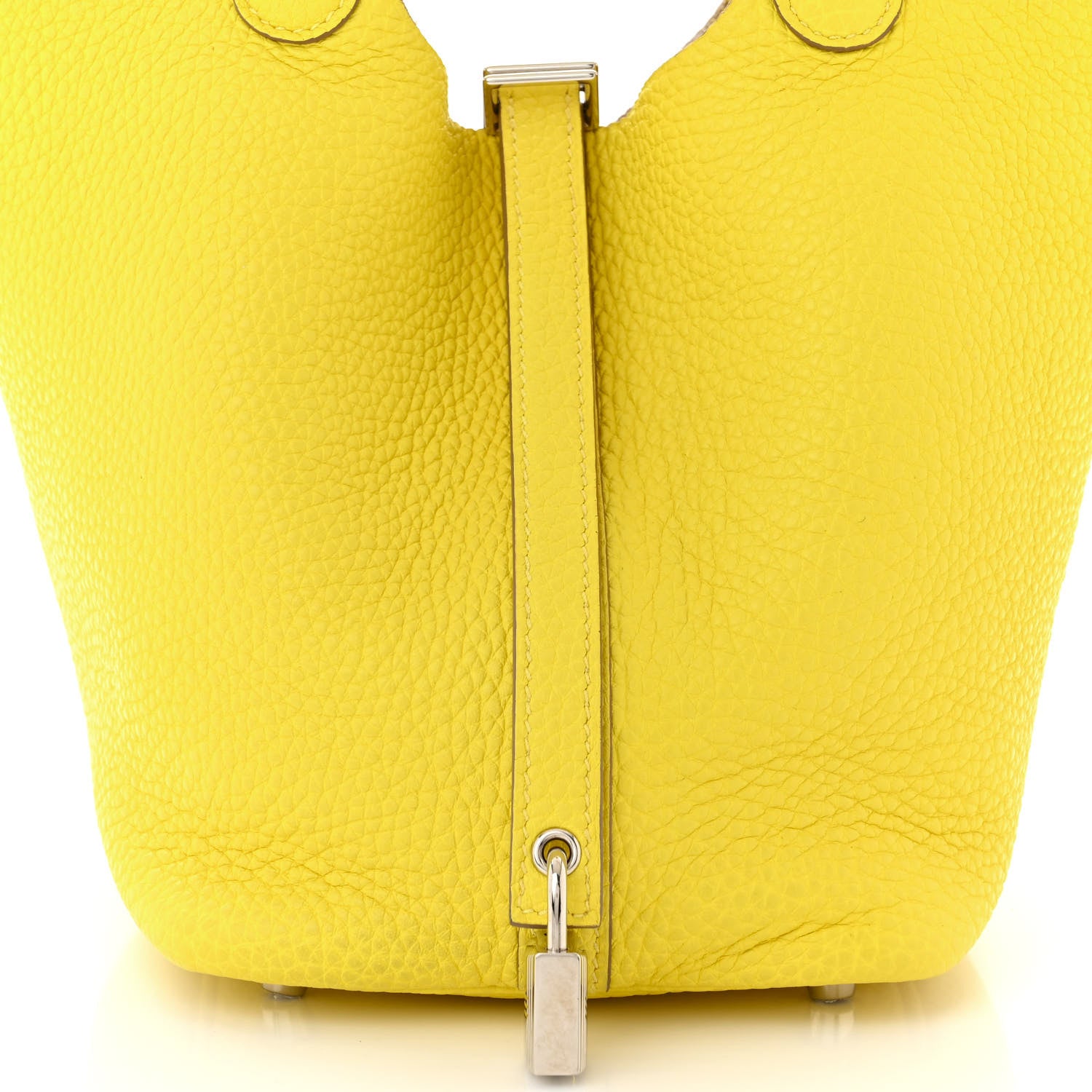 Hermes Taurillon Clemence Picotin Lock 18 PM Lime 8 of 10