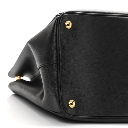Prada Saffiano Lux Large Tote Black 5 of 11