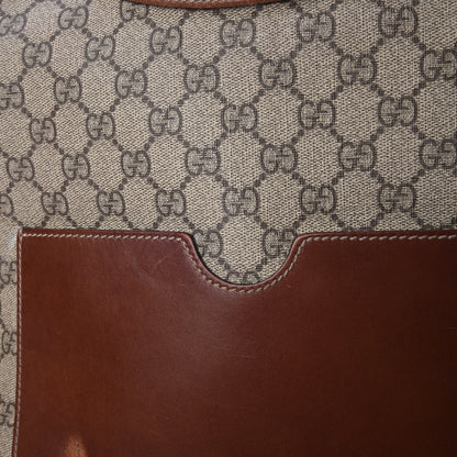 Gucci GG Supreme Monogram Linea A Hobo Brown 11 of 12
