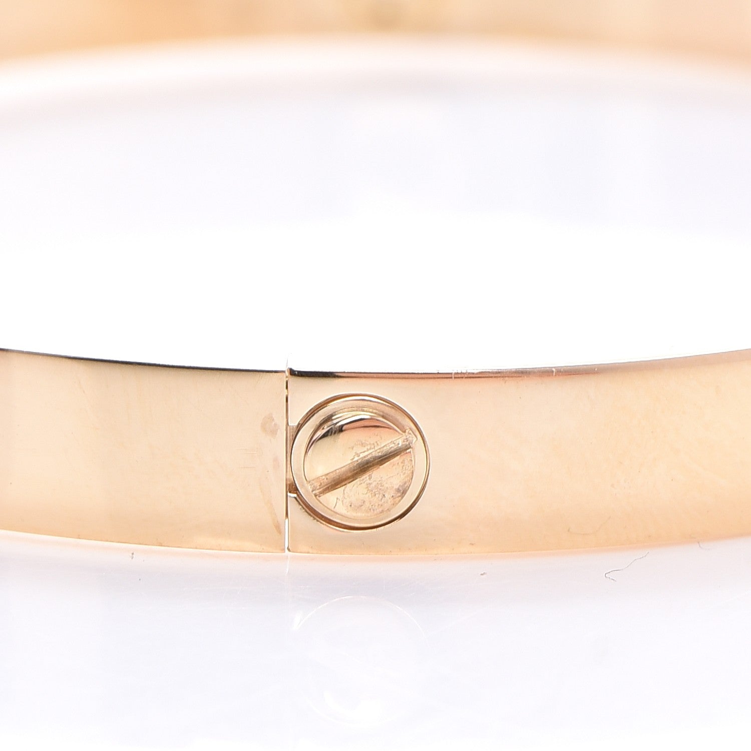 Cartier 18K Yellow Gold LOVE Bracelet 21 9 of 10