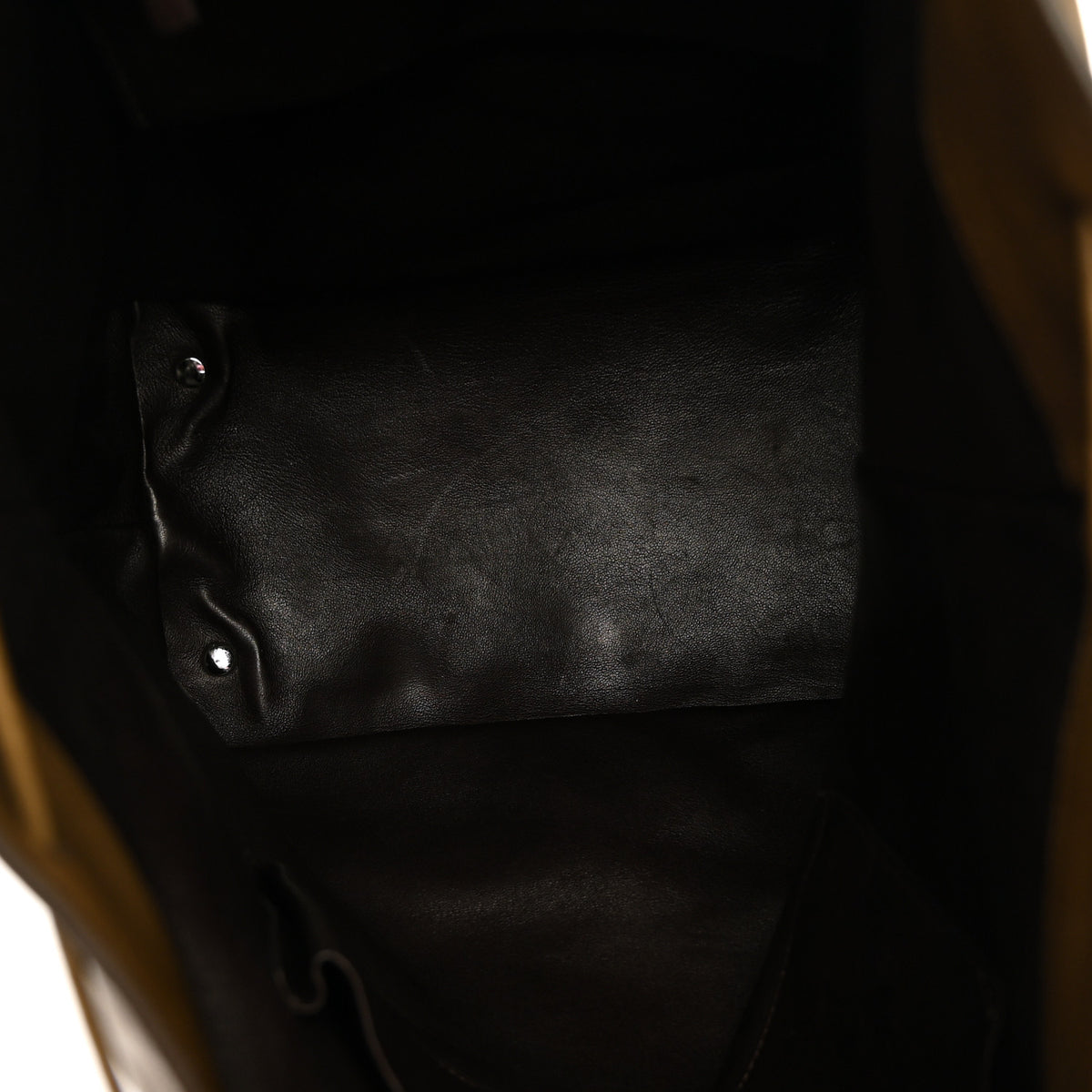 Saddle Calfskin Backpack 11 Muschio